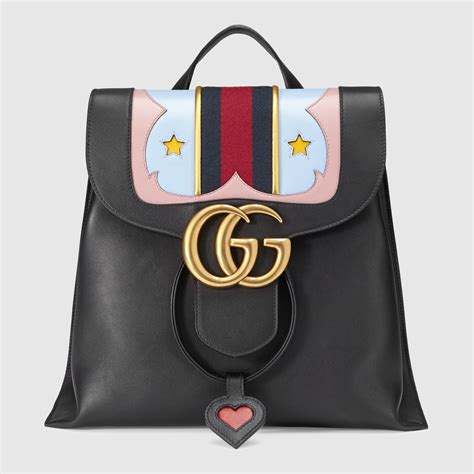 gucci marmont brown suede|Gucci Marmont leather backpack.